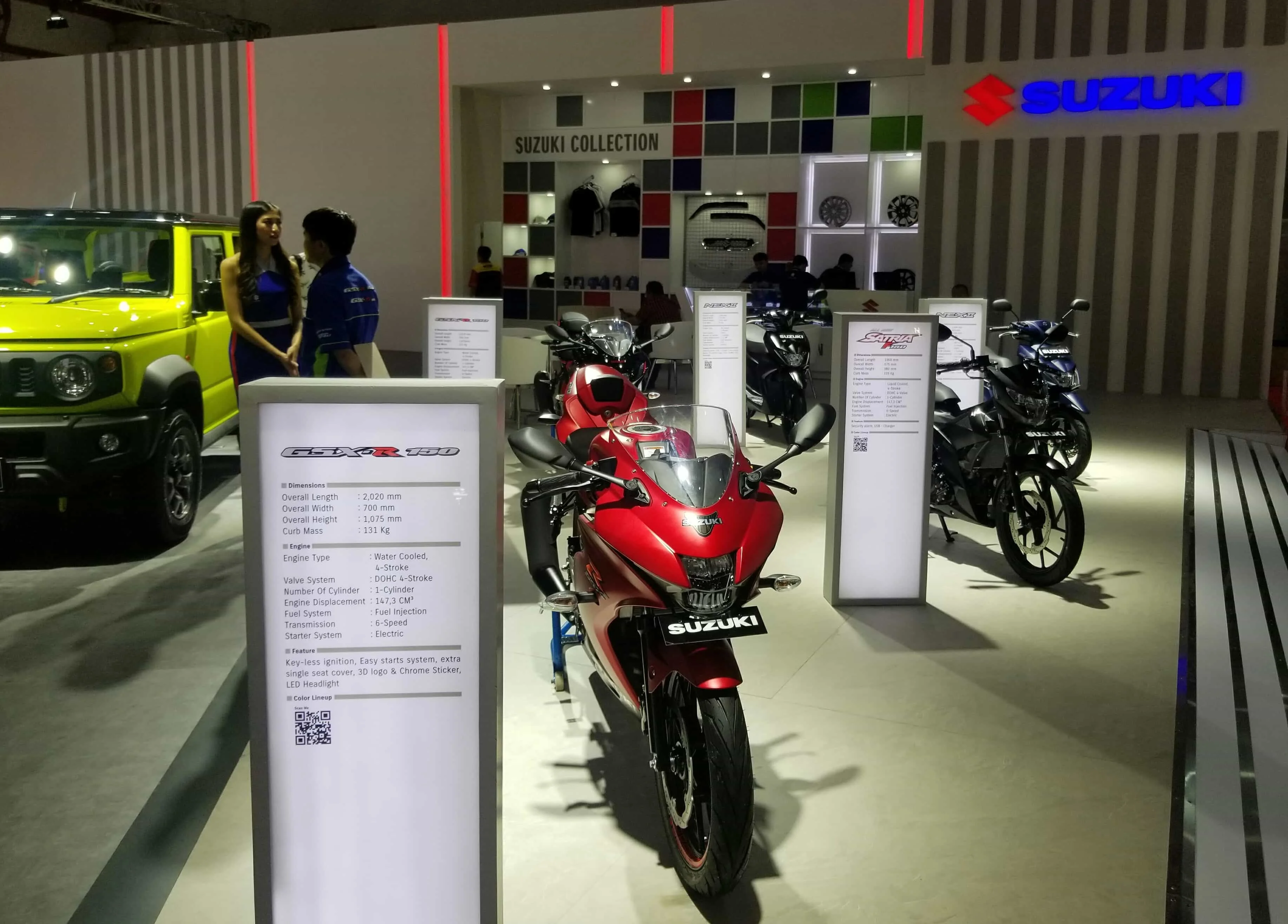 Andalkan Motor Unggulan Suzuki Sambut Pengunjung Iims 2019