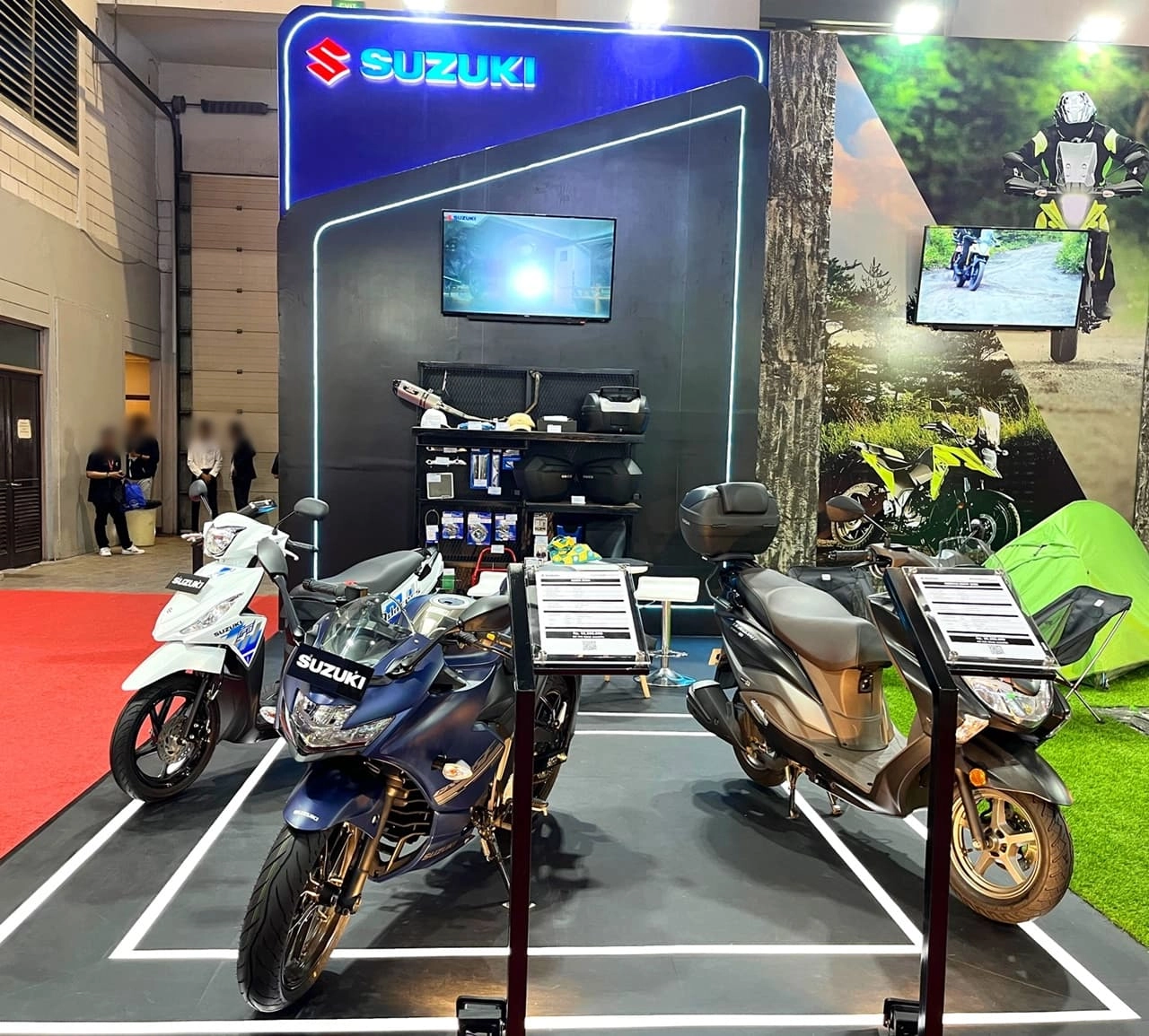 Geber Jakarta Fair 2024 Suzuki Hadirkan Booth Sepeda Motor Dengan Dua Konsep Perkotaan Dan Petualangan