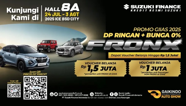 Promosi Pembiayaan Suzuki Fronx Promo Giias 2025 Thumb