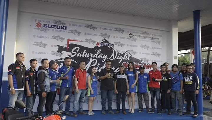 Saturday Night Ride Tahun 2019 Suzuki Jadi Sorotan Di Manado