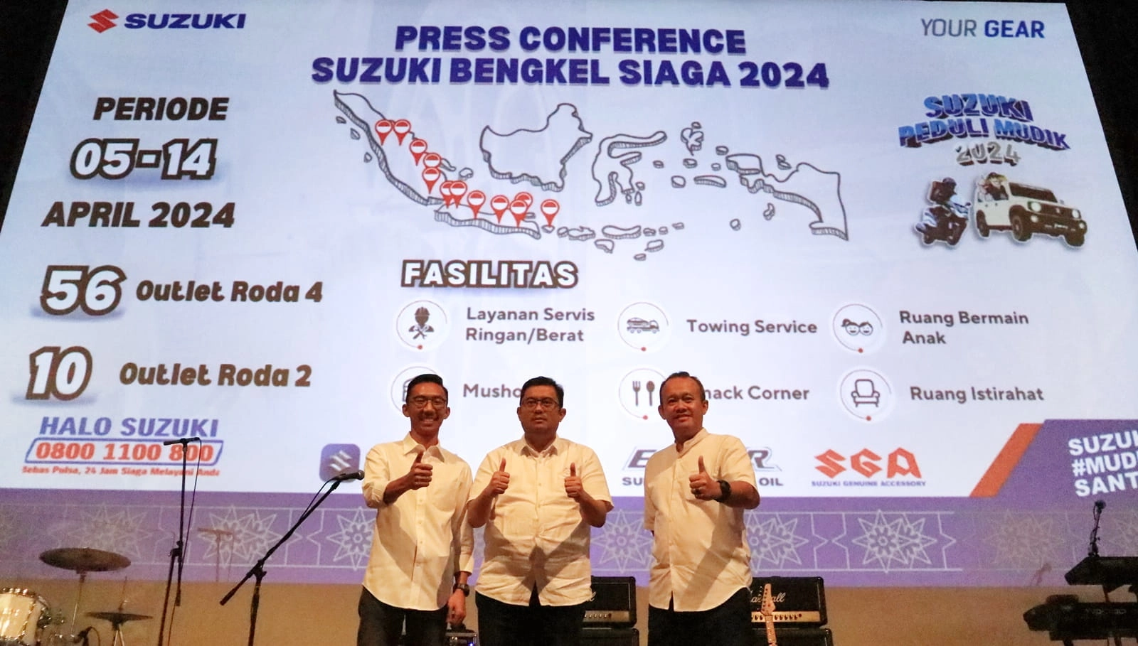 Siap Dampingi Pemudik Mobil Dan Motor Bengkel Siaga Suzuki Hadir Di 66 Titik Sepanjang Sumaterajawa Bali