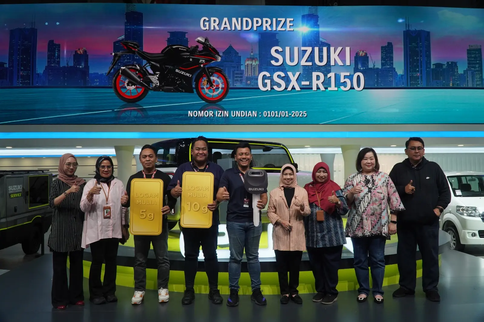 Suzuki Cetak Hasil Penjualan Cemerlang Di Iims 2025 Bukukan Hampir 1700 Spk