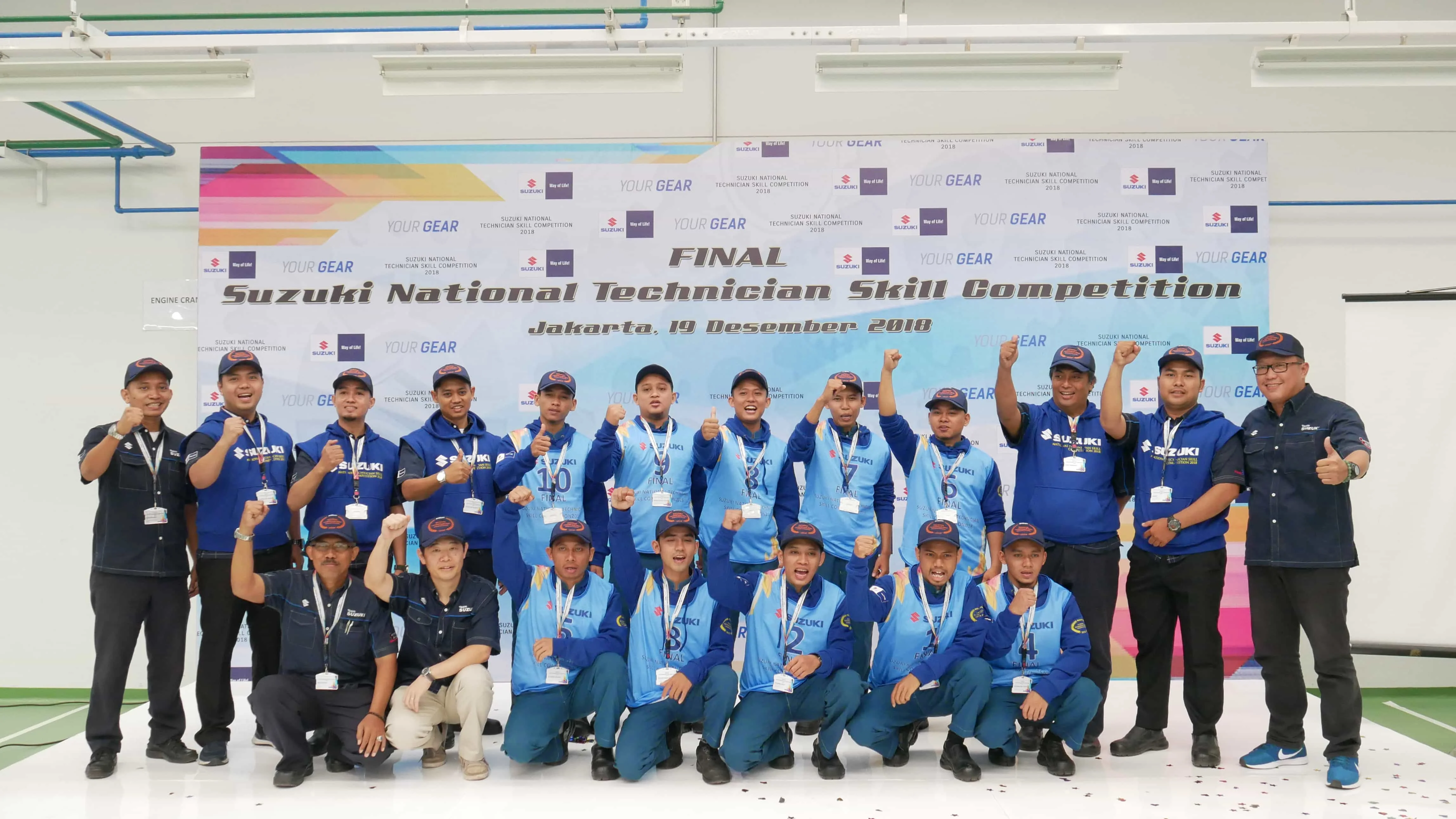 Suzuki Cetak Teknisi Terbaik Lewat National Technician Skill Competition 20181