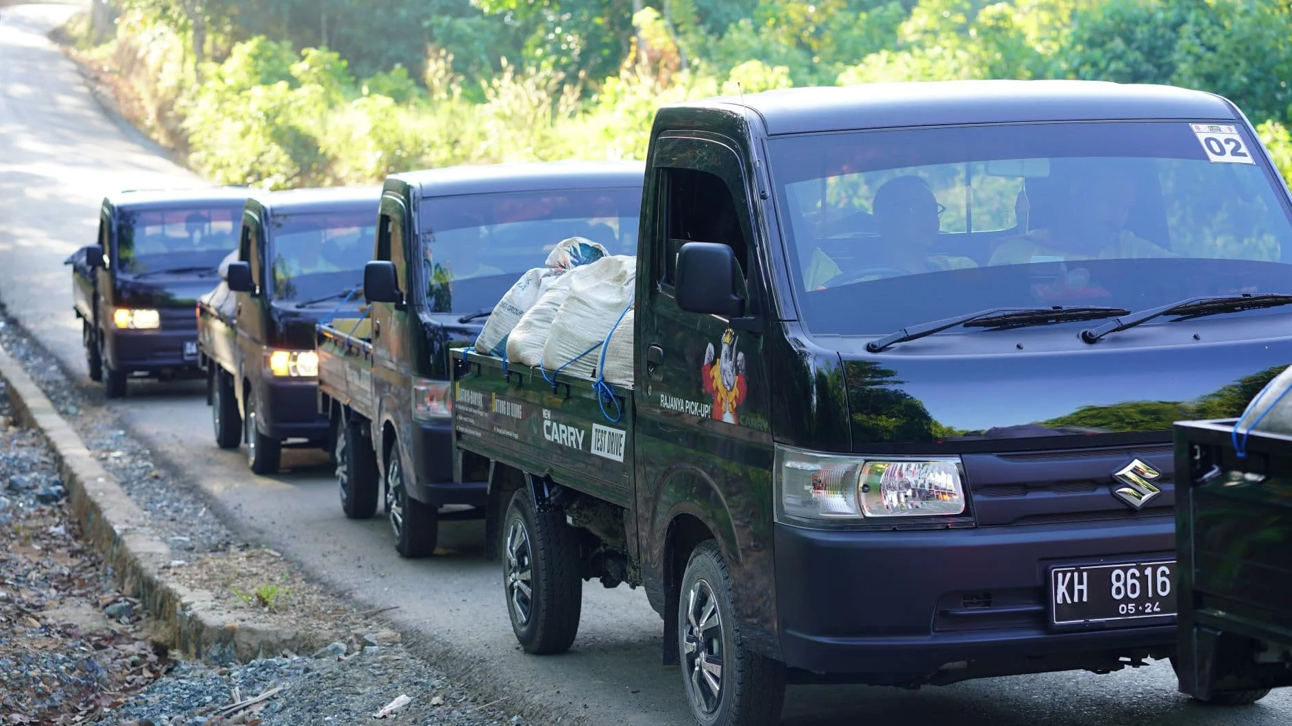 Suzuki New Carry Pick Up Buktikan Ketangguhan Performa Di Rute Pelaihari Kiram