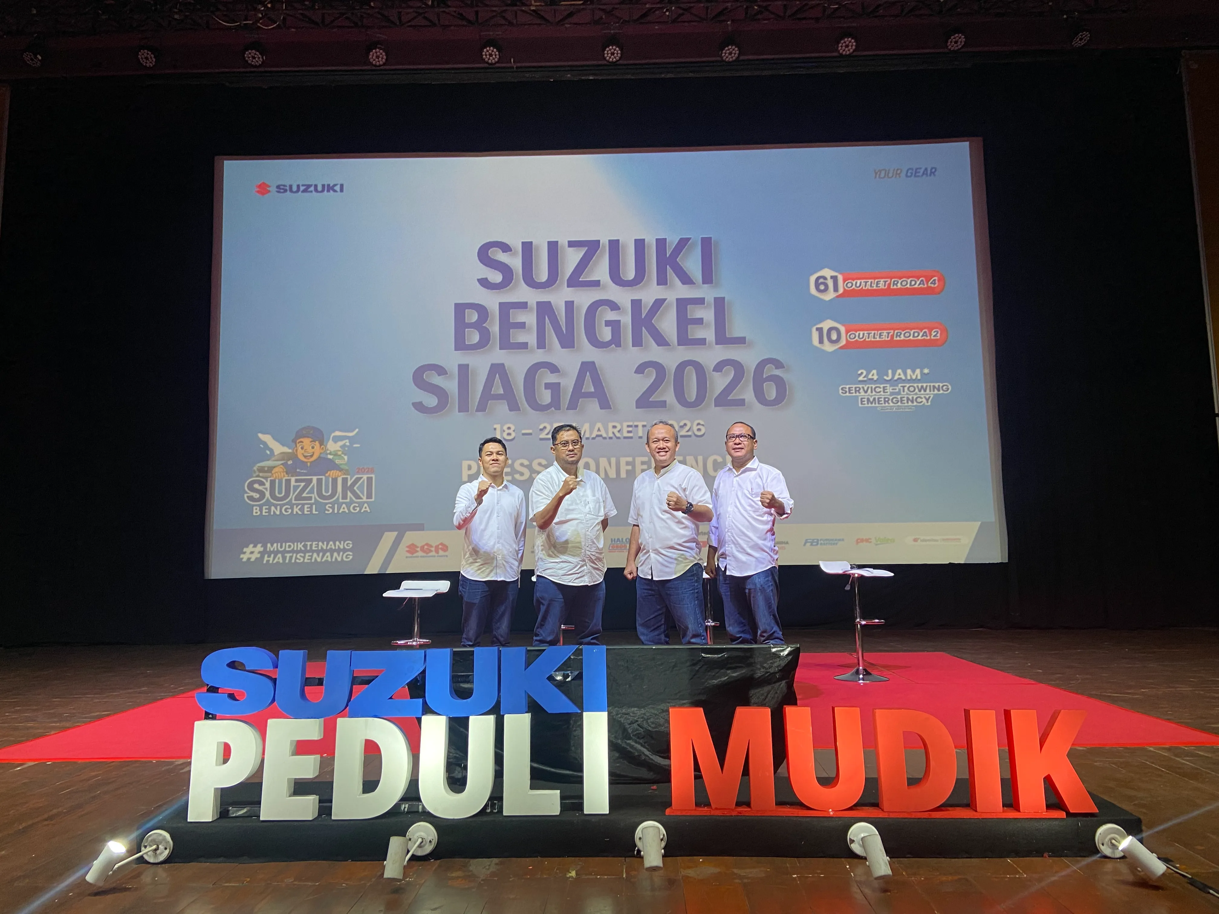 Suzuki Siagakan 71 Titik Bengkel Di Jalur Mudik Nasional Antisipasi Lonjakan Pemudik Mobil Motor 2026